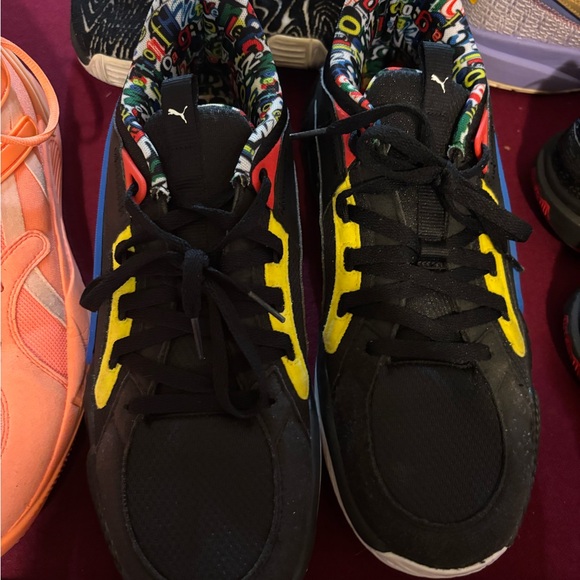 Puma Black and Yellow Sneakers - Picture 1 of 1